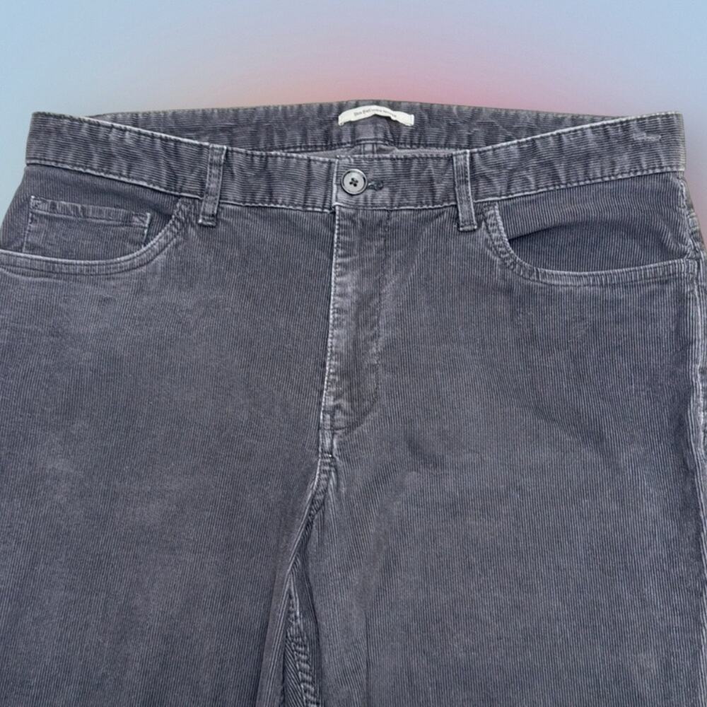 CALVIN KLEIN Men’s 34 x 30 Gray Black Corduroy Jeans SLIM FIT
